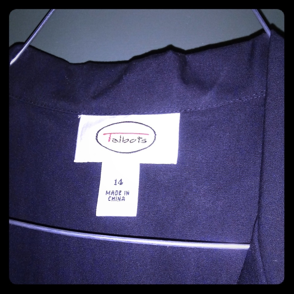 Long Black Cotton Button Down Dress by Talbolts